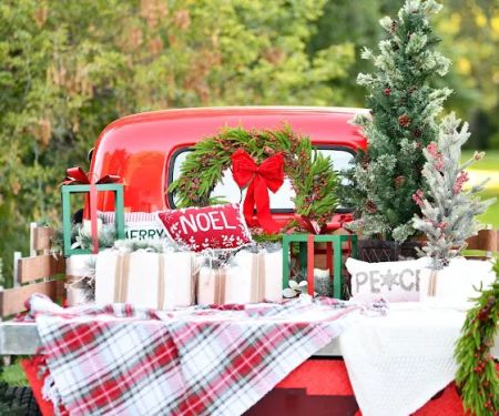 Old Red Truck & Vintage Car Rentals