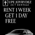 UPE Joyrydez - 24/7 Rentalz