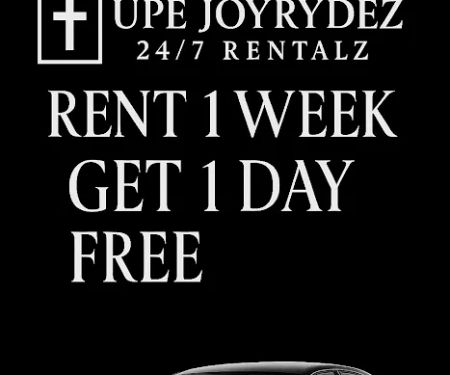 UPE Joyrydez - 24/7 Rentalz
