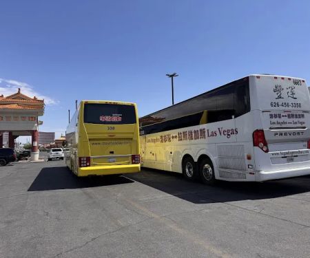 W&H Las Vegas Express bus to LA