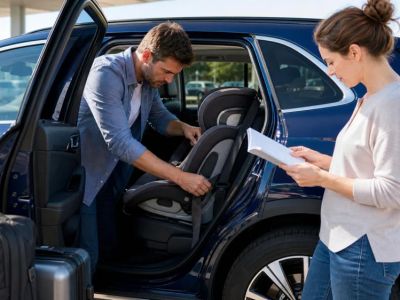 How to Check a Child Car Seat in a Rental Car