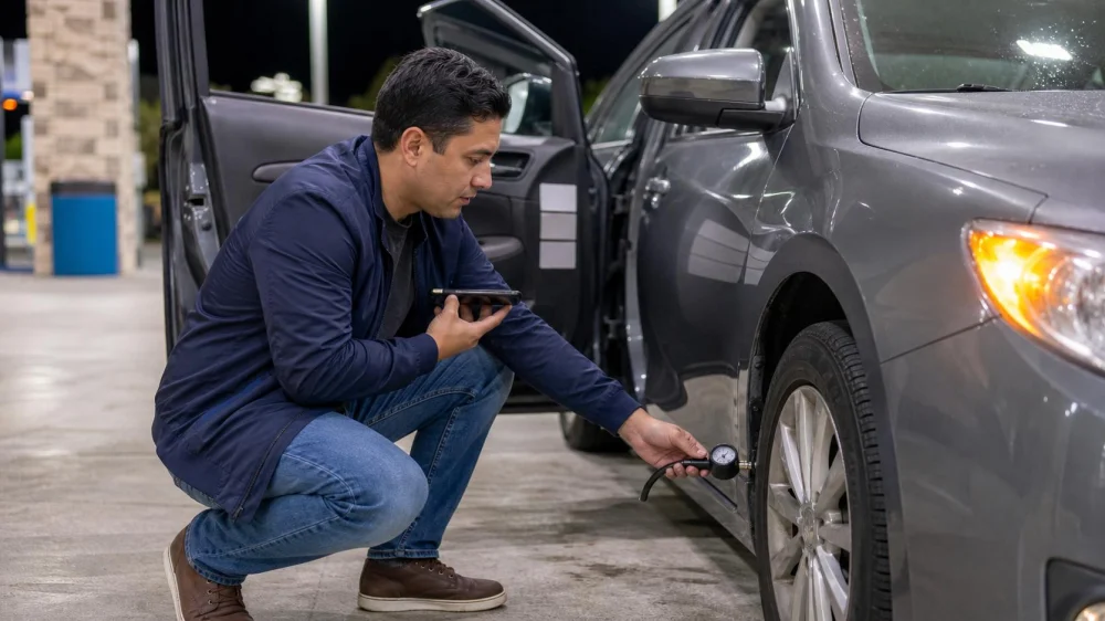 Rental Car Tire Pressure Light: Stop, Inspect, and Report