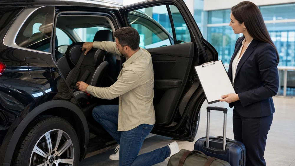 Rental Car Child Seat: Reserve, Inspect, and Install