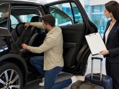 Rental Car Child Seat: Reserve, Inspect, and Install