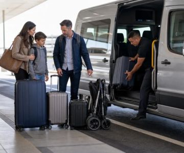 Airport Rental Car Shuttle Plan: People, Bags, and Pickup