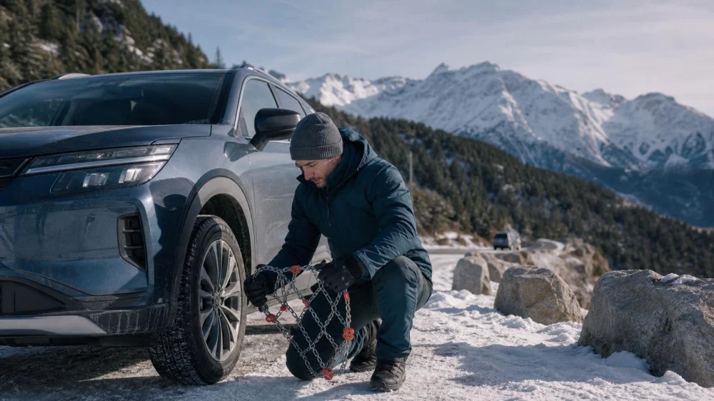Rental Car Snow Chains: Check Rules Before the Mountain