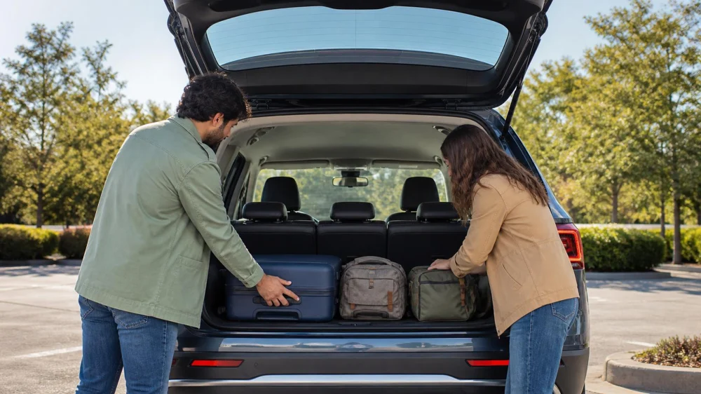 Rental Car Cargo Check: Secure Bags and Keep a Clear View