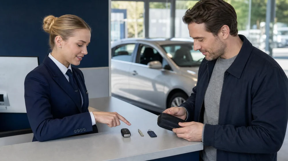 Rental Car Key Handoff: Count, Protect, and Report Loss