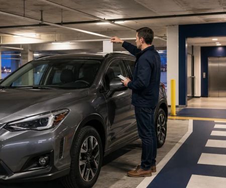 Rental Car Overnight Parking: Check Height, Permission, Security, and Exit