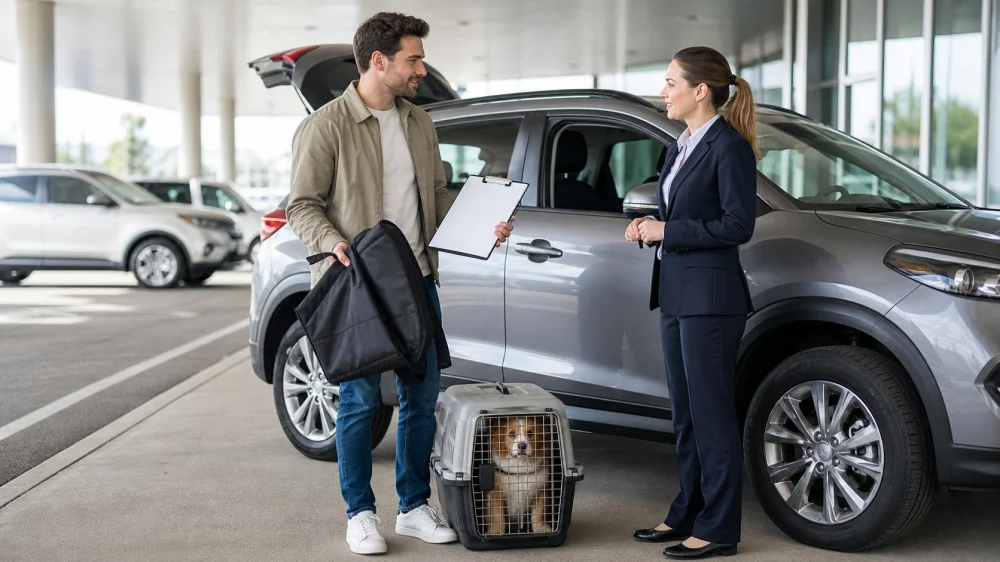 Rental Car Pet Policy: Fees, Restraint, and Cleanup