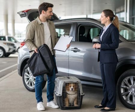 Rental Car Pet Policy: Fees, Restraint, and Cleanup
