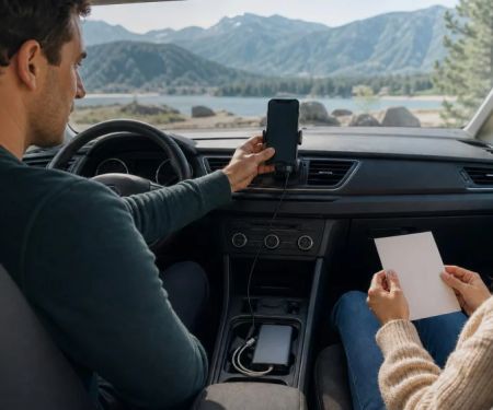Rental Car Navigation Backup: Mount, Maps, and Charging
