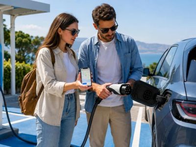 Rental EV Charging Plan: Connector, Time, Fees, and Return