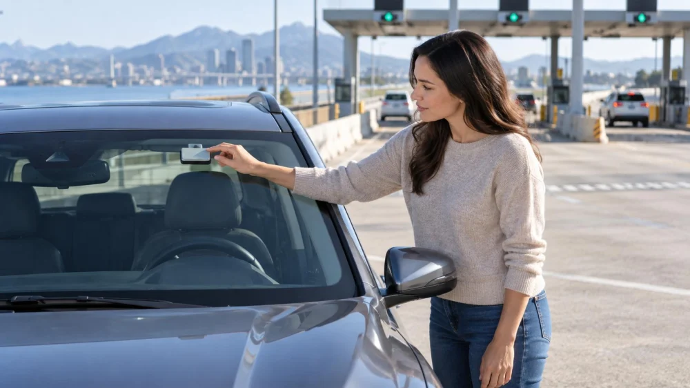 Rental Car Toll Device: Activation, Charges, and Receipts