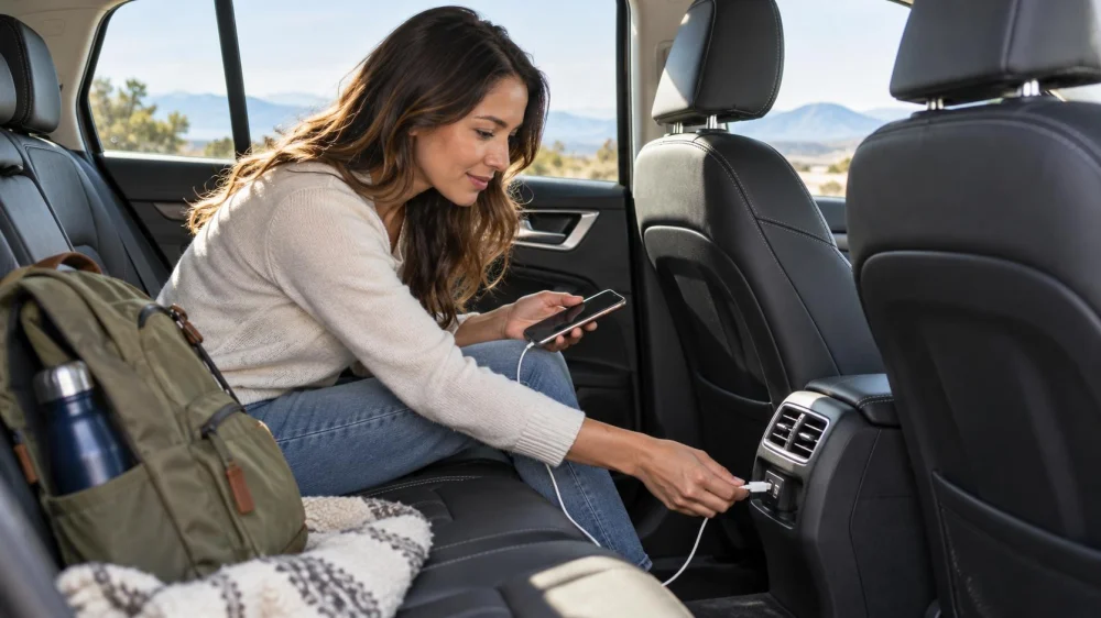 Rental Car USB Port Check: Power, Devices, and Belongings