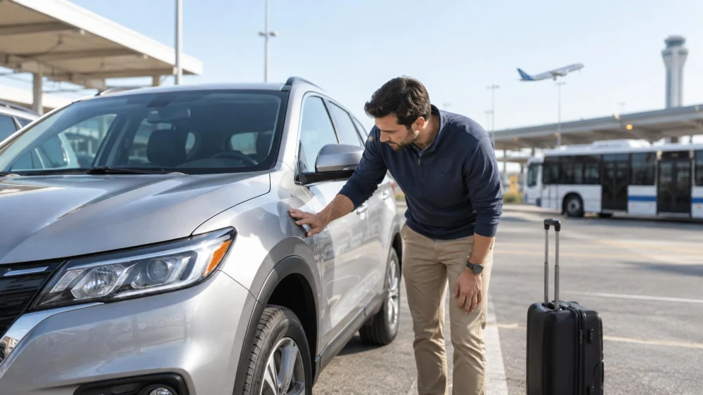 Rental Car Airport Return: Route, Fuel, and Shuttle Time