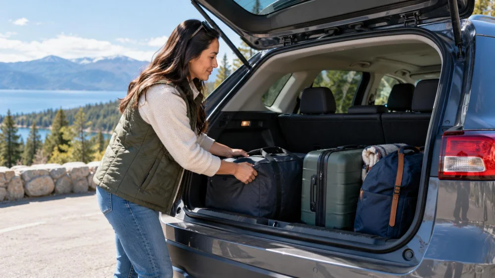 Rental Trunk Space Plan: Bags, Visibility, and Security