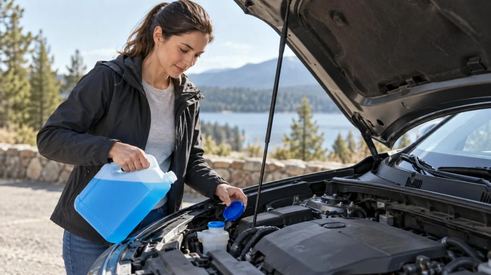 Rental Washer Fluid Check: Type, Level, and Safe Refill