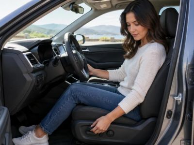 Rental Car Seat Adjustment: View, Controls, and Memory Reset