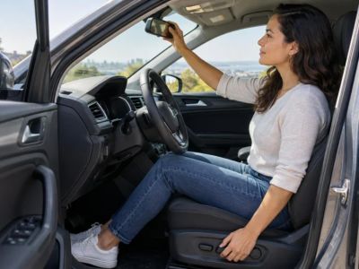 Rental Car Seat Adjustment: Reach, Mirrors, and Controls