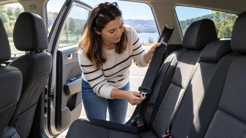 Rental Car Seatbelt Check: Latch, Retractor, and Fit