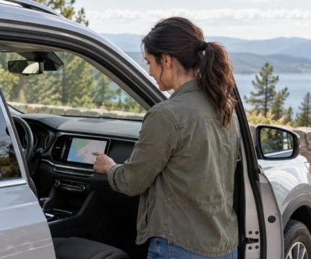Rental Car Navigation Privacy: Saved Places, Accounts, and Reset